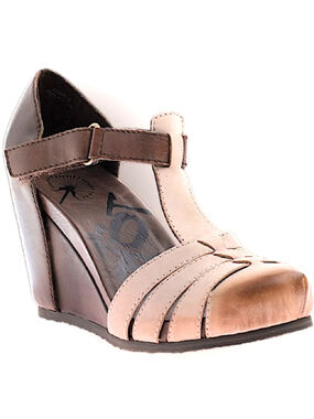 OTBT Ripley Mary Jane Wedge size 7.5 Heels Sandals Shoes